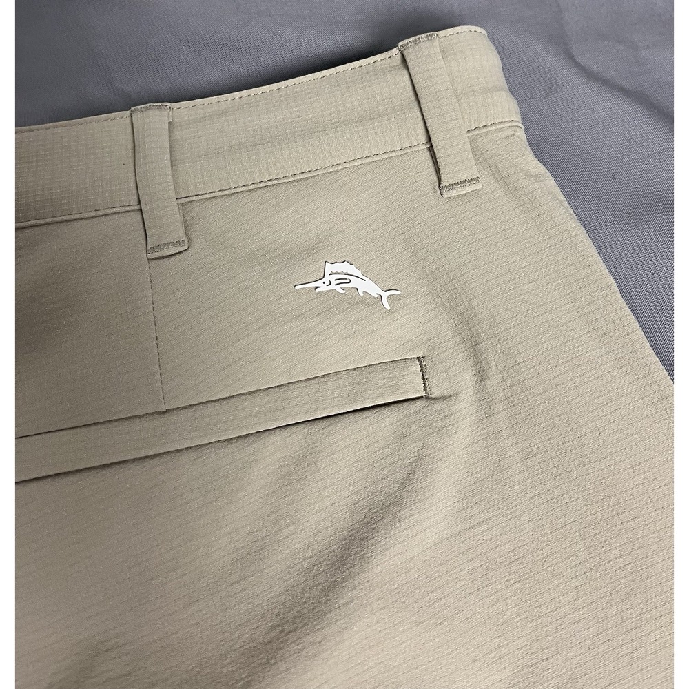 Tommy Bahama Chip Shot Golf Shorts Men's 38 Khaki IslandZone UPF 50 Stretch - Picture 9 of 10